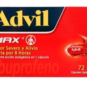 ADVIL MAX IBUPROFENO 400 MG CAPSULA LIQUIDA SOBRE X 4 CAPSULAS